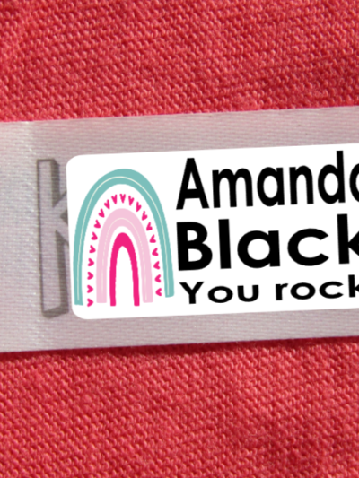 Stick on clothing MINIE size 2.2cm * 1.2cm